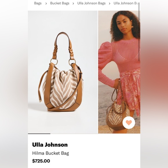 NWT Ulla Johnson Hilma Bucket Bag - Picture 5 of 5